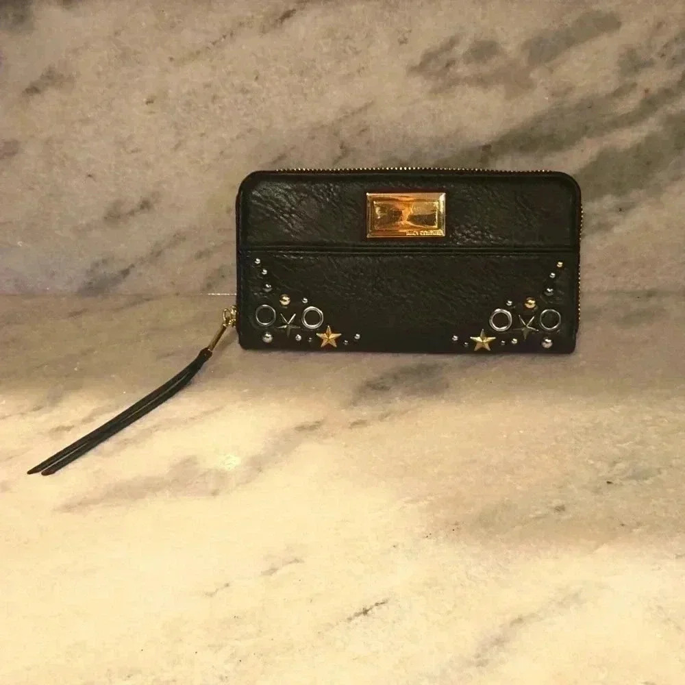 Juicy Couture black women wallet credit card organizer